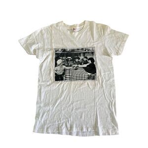 Our Gang Little Rascals Vintage Iron On White Hanes T Shirt M 70s 80s RARE L&H